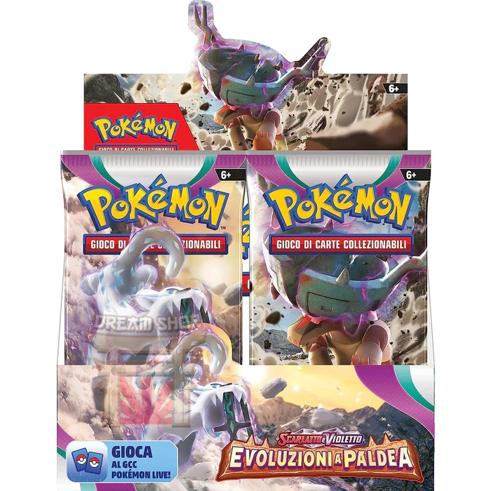Pokémon GCC Scarlatto e Violetto Evoluzioni a Paldea Display 36 Buste (IT)  - DreamShop